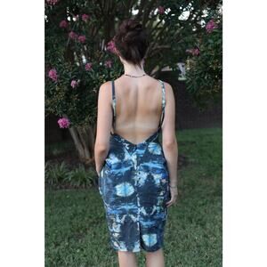 Handmade CAYCEE BLACK designer backless dress size 4